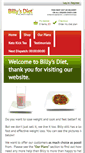 Mobile Screenshot of billysdiet.co.uk